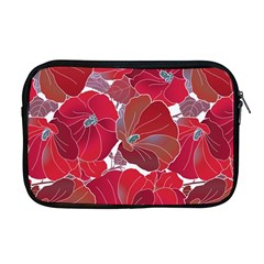 Floral Pattern Background Apple Macbook Pro 17  Zipper Case