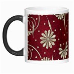 Floral Pattern Background Morph Mugs Left