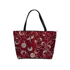 Floral Pattern Background Classic Shoulder Handbag