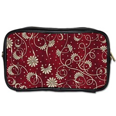 Floral Pattern Background Toiletries Bag (one Side)