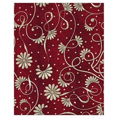 Floral Pattern Background Drawstring Bag (small)