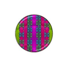 Flowers In A Rainbow Liana Forest Festive Hat Clip Ball Marker (4 Pack)