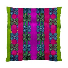 Flowers In A Rainbow Liana Forest Festive Standard Cushion Case (two Sides)