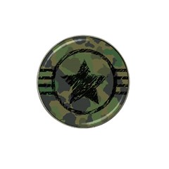 Military Camouflage Design Hat Clip Ball Marker by Vaneshart