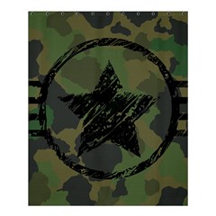 Military Camouflage Design Shower Curtain 60  X 72  (medium) 