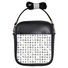 Memphis Seamless Patterns Girls Sling Bag