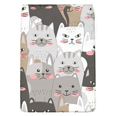 Hand Draw Cats Seamless Pattern Removable Flap Cover (l)