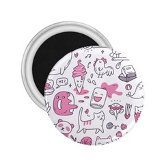 Set Kawaii Doodles 2 25  Magnets by Vaneshart