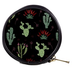 Cartoon African Cactus Seamless Pattern Mini Makeup Bag