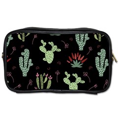 Cartoon African Cactus Seamless Pattern Toiletries Bag (two Sides)