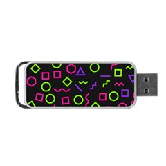 Geometric Seamless Pattern Portable Usb Flash (one Side)