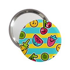 Summer Fruits Patterns 2 25  Handbag Mirrors