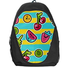 Summer Fruits Patterns Backpack Bag by Vaneshart