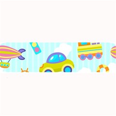 Transport Toy Seamless Pattern Large Bar Mats by Vaneshart