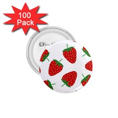 Seamless Pattern Fresh Strawberry 1 75  Buttons (100 Pack)  by Vaneshart