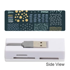 Mixed Background Patterns Memory Card Reader (stick)