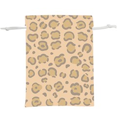 Leopard Print  Lightweight Drawstring Pouch (xl) by Sobalvarro