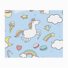 Unicorn Seamless Pattern Background Vector Small Glasses Cloth by Sobalvarro