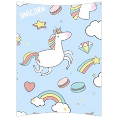 Unicorn Seamless Pattern Background Vector Back Support Cushion by Sobalvarro