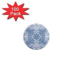 Boho Pattern Style Graphic Vector 1  Mini Magnets (100 Pack) 