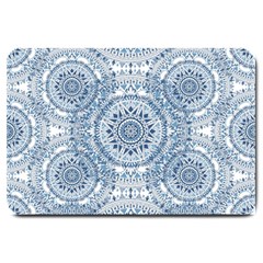 Boho Pattern Style Graphic Vector Large Doormat  by Sobalvarro