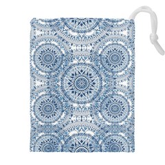 Boho Pattern Style Graphic Vector Drawstring Pouch (5xl) by Sobalvarro