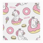 Unicorn Seamless Pattern Background Vector (1) Medium Glasses Cloth (2 Sides) Front