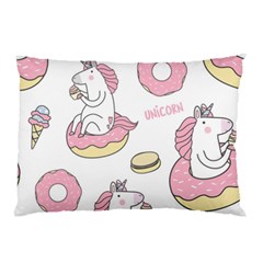 Unicorn Seamless Pattern Background Vector (1) Pillow Case (two Sides) by Sobalvarro