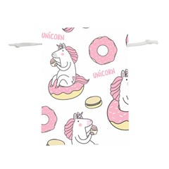 Unicorn Seamless Pattern Background Vector (1) Lightweight Drawstring Pouch (s) by Sobalvarro