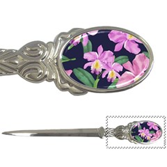 Vector Hand Drawn Orchid Flower Pattern Letter Opener by Sobalvarro