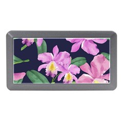 Vector Hand Drawn Orchid Flower Pattern Memory Card Reader (mini) by Sobalvarro