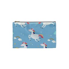 Unicorn Seamless Pattern Background Vector (2) Cosmetic Bag (small) by Sobalvarro