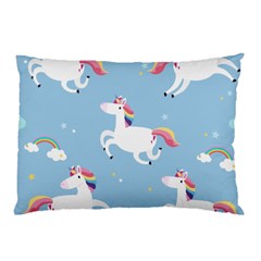 Unicorn Seamless Pattern Background Vector (2) Pillow Case (two Sides) by Sobalvarro