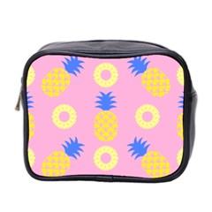 Pop Art Pineapple Seamless Pattern Vector Mini Toiletries Bag (two Sides) by Sobalvarro