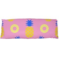 Pop Art Pineapple Seamless Pattern Vector Body Pillow Case (dakimakura) by Sobalvarro