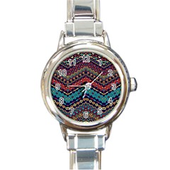 Ethnic  Round Italian Charm Watch by Sobalvarro