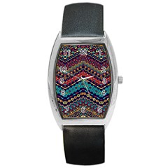 Ethnic  Barrel Style Metal Watch by Sobalvarro