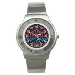 Ethnic  Stainless Steel Watch by Sobalvarro