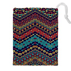 Ethnic  Drawstring Pouch (5xl) by Sobalvarro