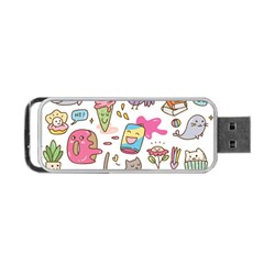 Set Kawaii Doodles Portable Usb Flash (two Sides) by Vaneshart