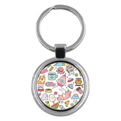 Set Kawaii Doodles Key Chain (round) by Vaneshart