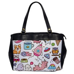 Set Kawaii Doodles Oversize Office Handbag