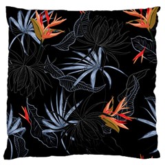 Exotic Flower Leaves Seamless Pattern Standard Flano Cushion Case (two Sides) by Vaneshart