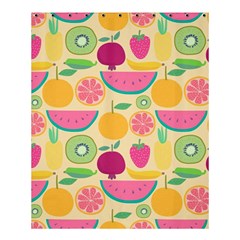 Seamless Pattern With Fruit Vector Illustrations Gift Wrap Design Shower Curtain 60  X 72  (medium) 