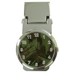 Camouflage Brush Strokes Background Money Clip Watches by Vaneshart