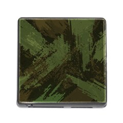 Camouflage Brush Strokes Background Memory Card Reader (square 5 Slot) by Vaneshart