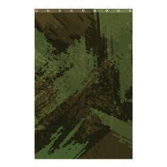 Camouflage Brush Strokes Background Shower Curtain 48  X 72  (small)  by Vaneshart