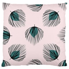 Green Tropical Leaves Seamless Pattern Standard Flano Cushion Case (one Side)