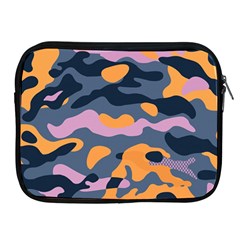 Camouflage Background Textile Uniform Seamless Pattern Apple Ipad 2/3/4 Zipper Cases