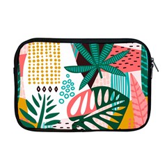 Abstract Seamless Pattern With Tropical Leaves Apple Macbook Pro 17  Zipper Case